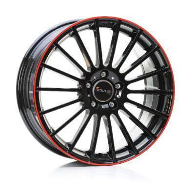 Avus AC-M03 Sort med roed stripe